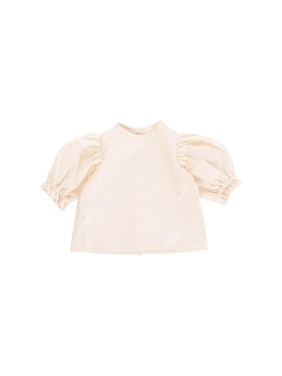 Camicia Cocò et Mamà crema con maniche a palloncino LUNA BABY CREMA Cocò et Mamà 