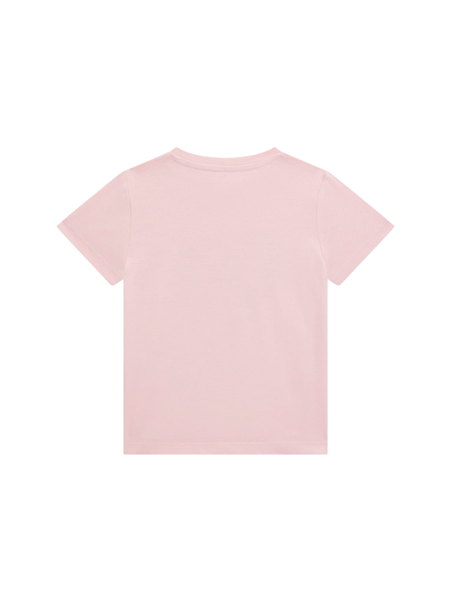 T-shirt Guess rosa stampa frontale a triangolo con stelle K5RI00K6YW4 G65U Guess 