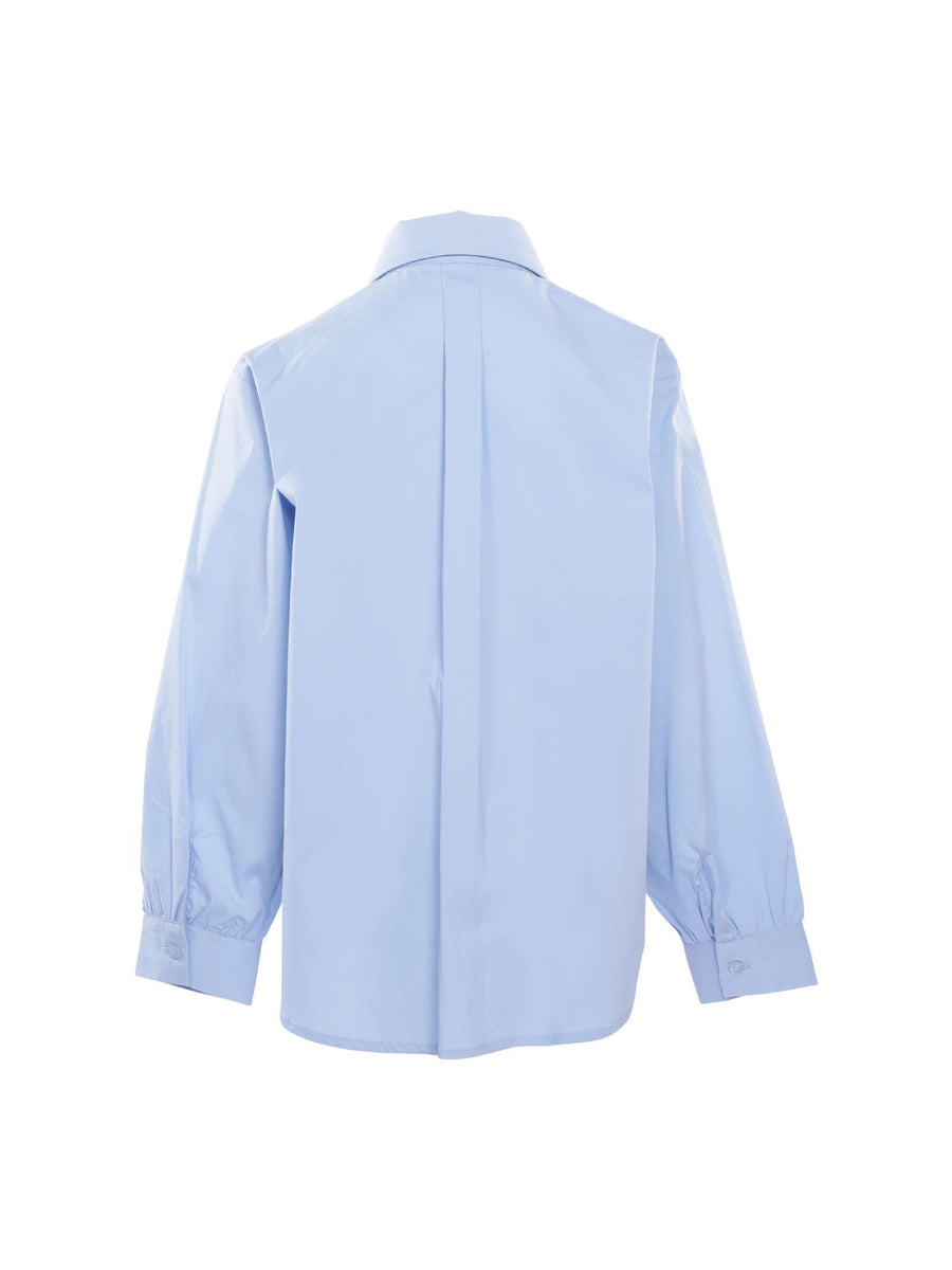 Camicia Manila Grace ragazza azzurra con cravatta MFJF24S139 POLVERE Manila Grace 