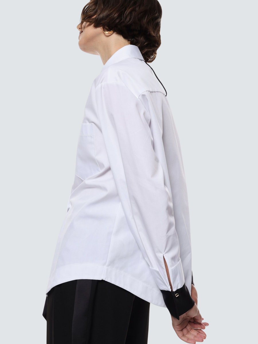 Camicia Imperial bianca con polsini a contrasto CNC7KJA BIANCO Imperial 