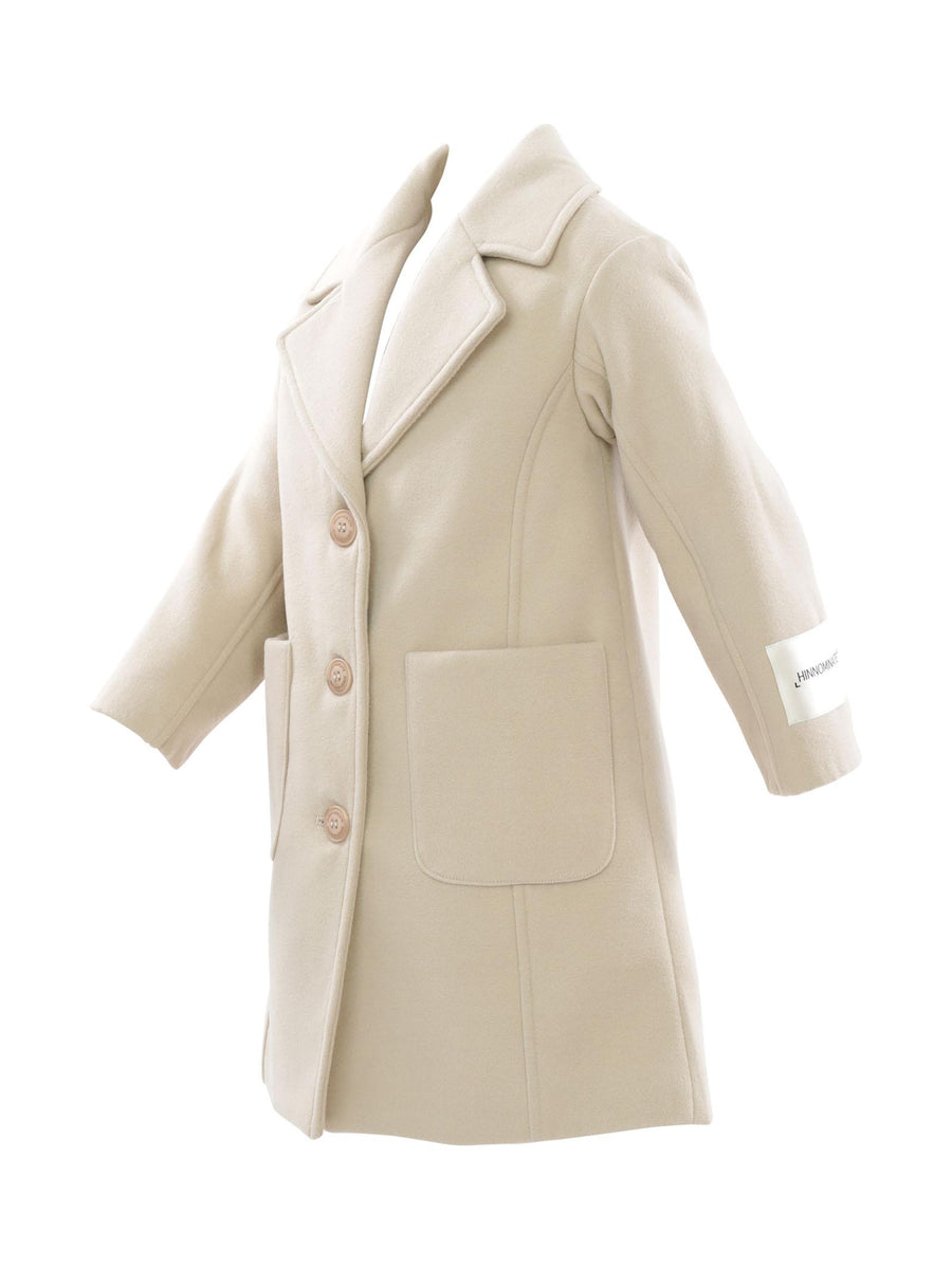 Cappotto nocciola monopetto 3641O0003M BEI Hinnominate 