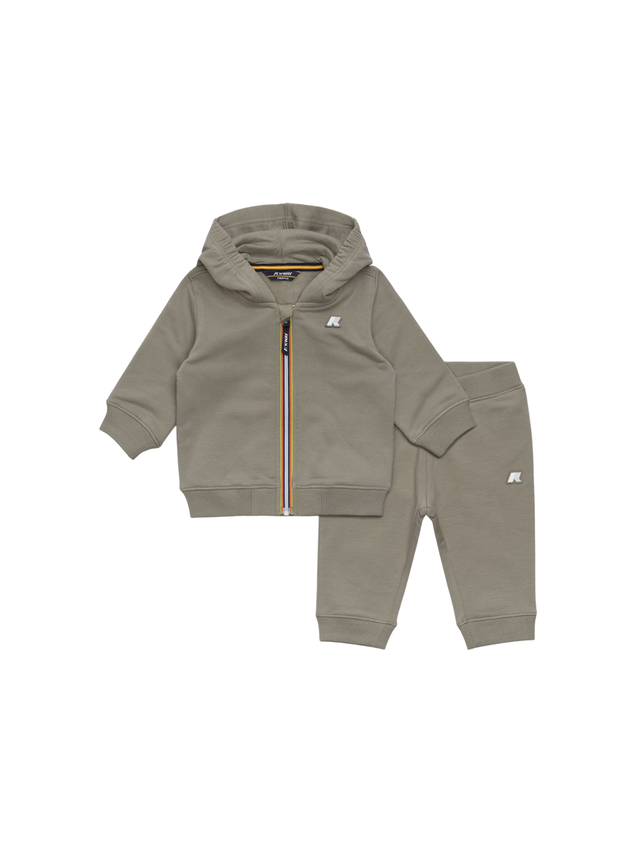 Completo "E. Set Anthonielle Mickette" K-Way verde K6123VW 633 K-WAY 