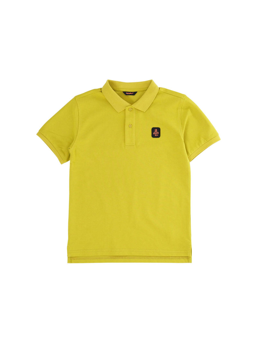 Polo Refrigiwear verde con patch logo sul petto 118TRMJS25 CITRO Refrigiwear 