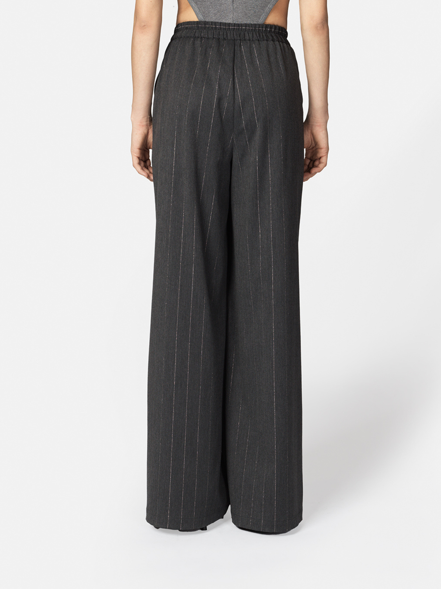 Pantalone "Norma" TwentyFourhaitch grigio gessato NORMA PANTALONI GRIGIO TwentyFourhaitch 