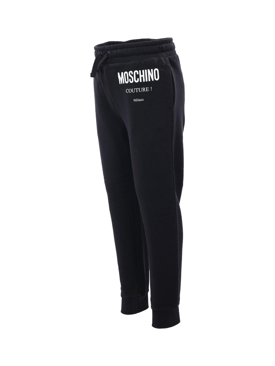 Pantalone nero couture milano HNP04RLCA23 60100 Moschino 