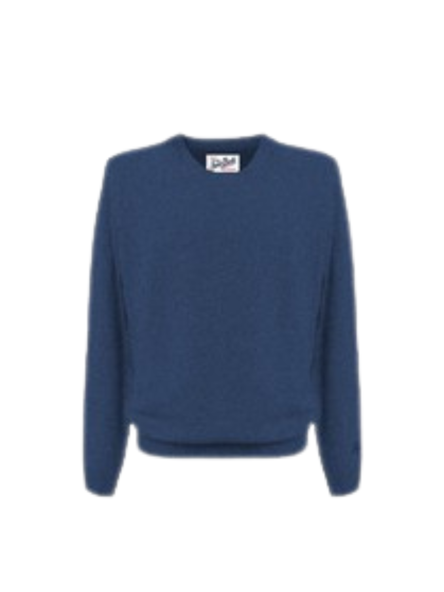 Maglione "62" Saint Barth blu REGE011 00059I MC2 SAINT BARTH 