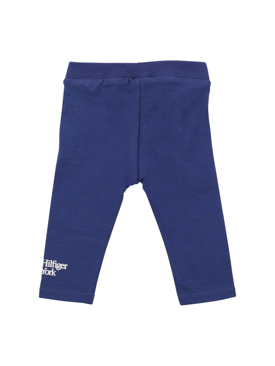 Leggings blu royal in cotone KN0KN01562 C88 Tommy Hilfiger 