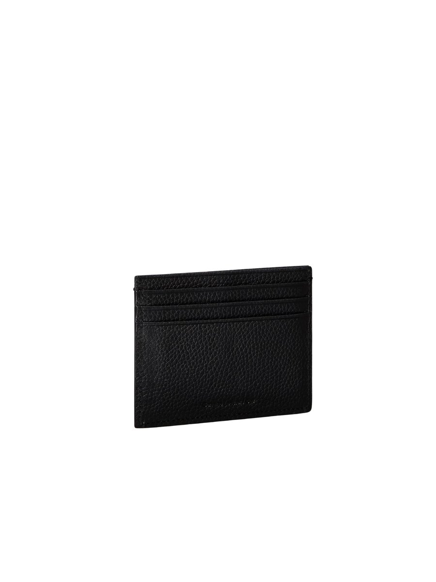 Porta carte Calvin Klein nero con logo stampato laminato LV04D1060G UB1 Calvin Klein 