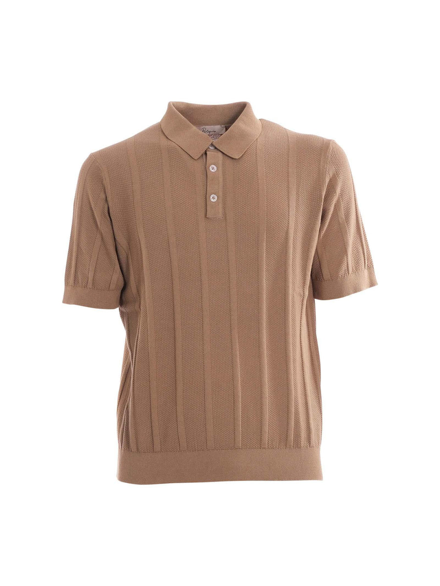 Polo Portofino beige a righe 5044 210 Portofino 
