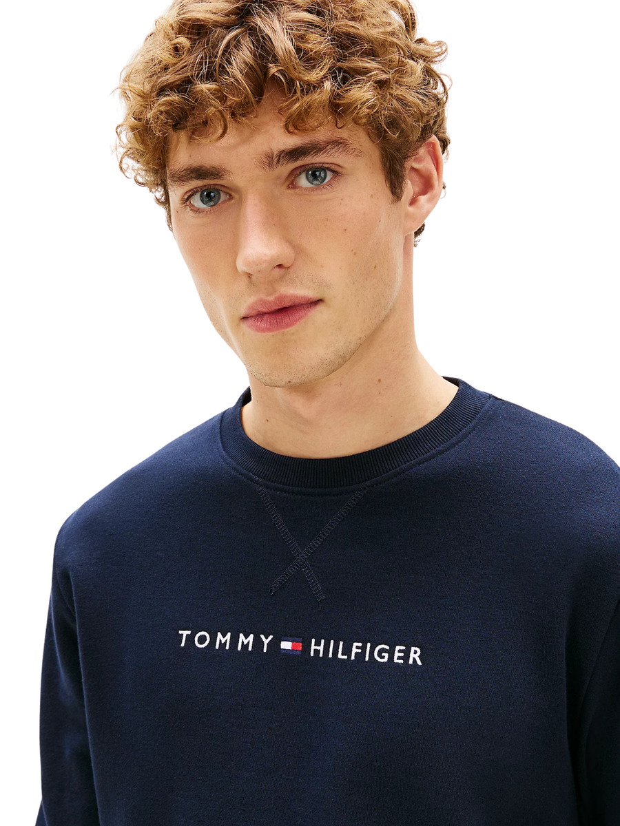 Felpa lounge Original Tommy Hilfiger blu con logo UM0UM03666 DW5 Tommy Hilfiger 