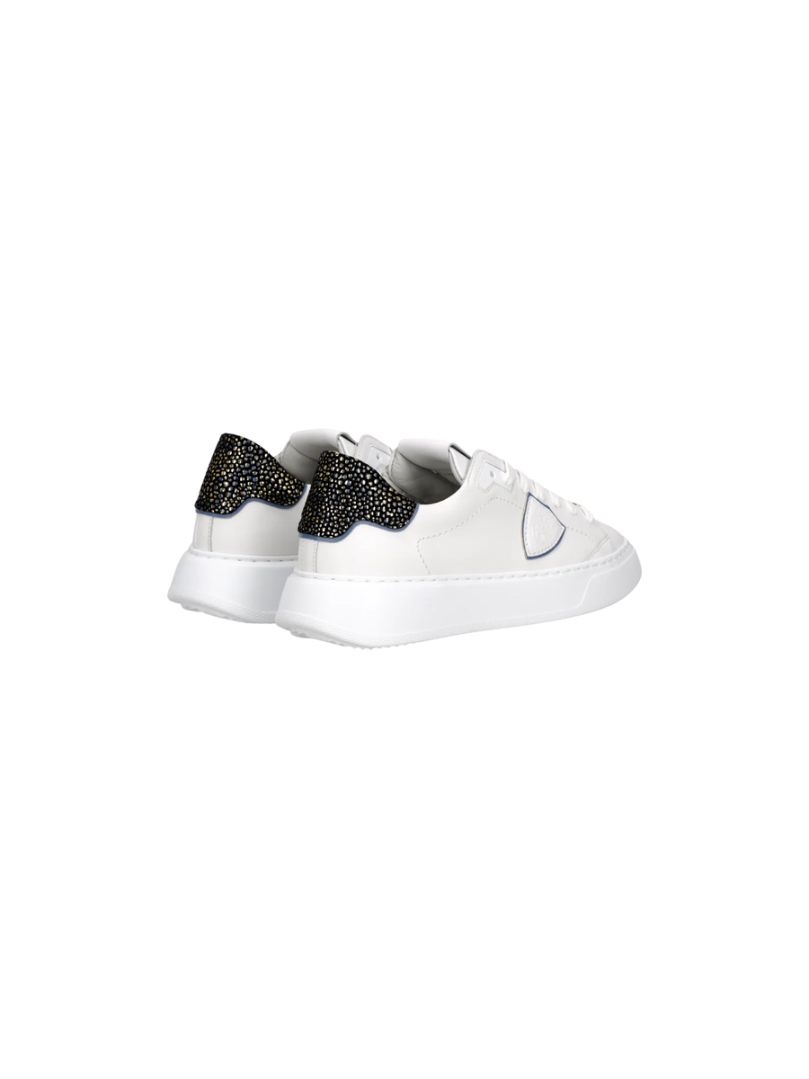 Sneakers temple Philippe Model bianche con strass BTLD VML2 Philippe Model 