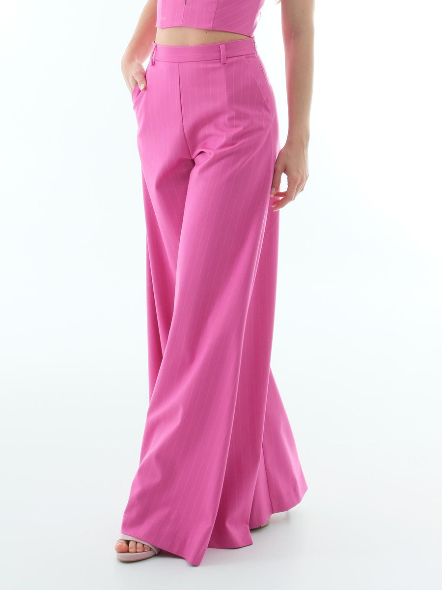Pantalone "over stripe" Silence Limited fucsia SD2037 FUXIA Silence Limited 
