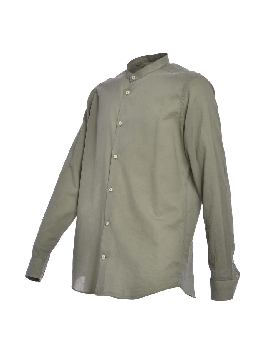 Camicia guru verde militare FS049CT033 28 Mastricamiciai 