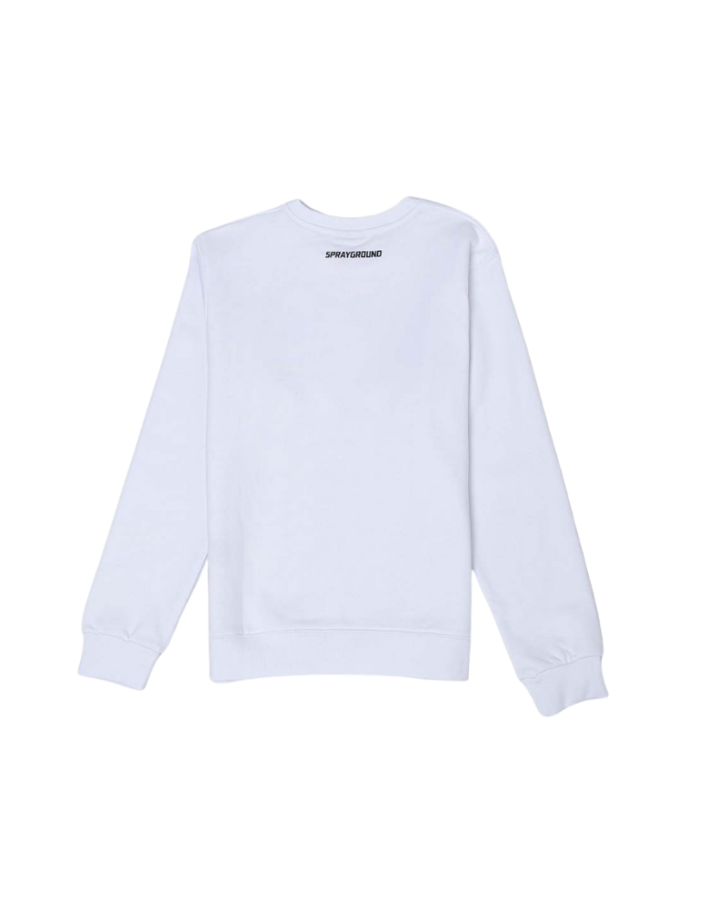 Felpa "Sharks in Paris characters sneakin" Sprayground bianca SPY1344 GWHT Sprayground 