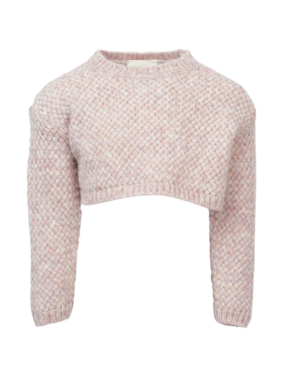 Maglioncino cropped intrecciato 2R9A00W0084 504 Douuod 