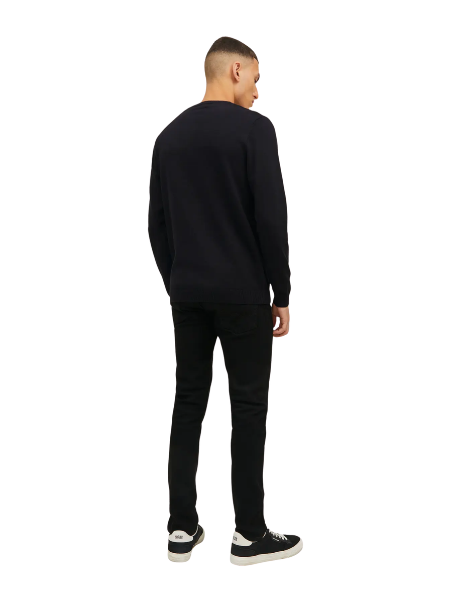 Maglioncino Jack & Jones nero 12137190 Black Jack & Jones 