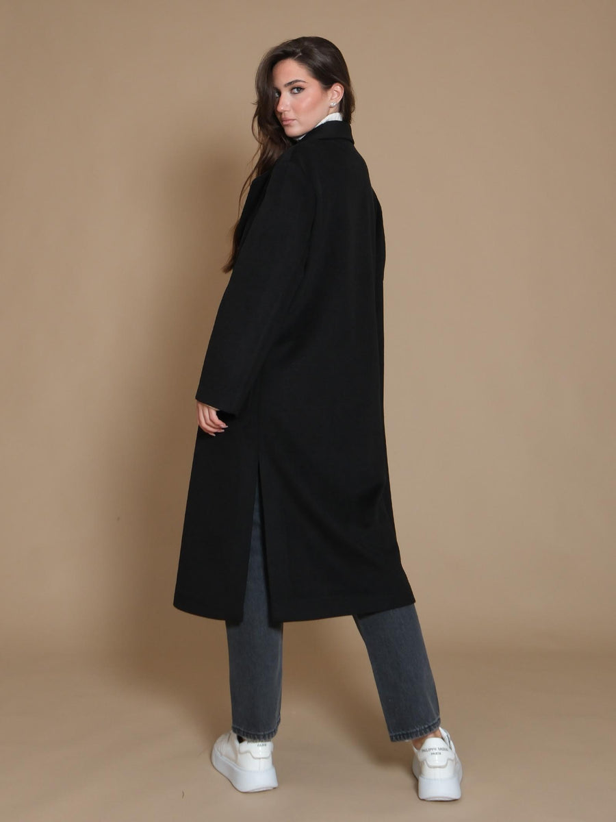 Cappotto over Armoire doppiopetto con tasconi nero CP1170 NERO Armoire 