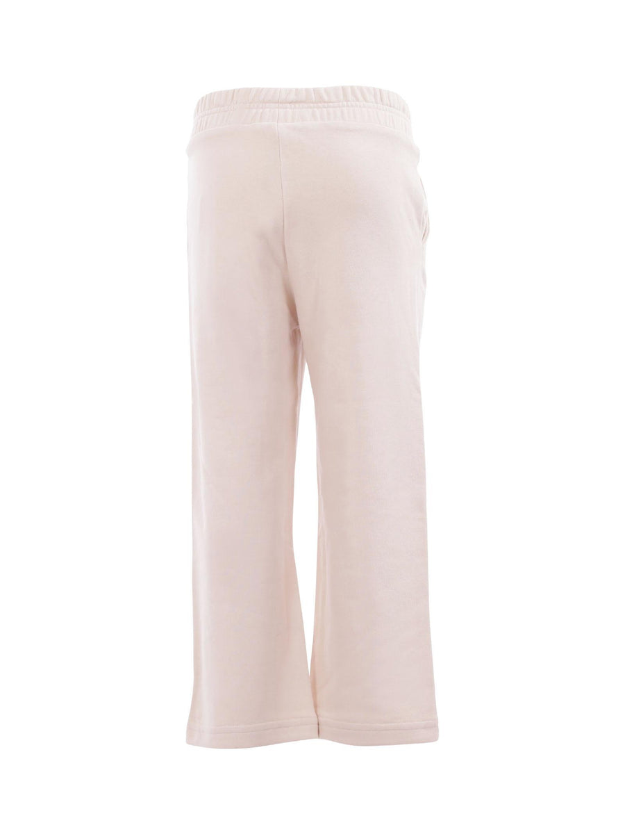 Joggers bambina Manila Grace beige in cotone garzato MFBF24P241 CREMA Manila Grace 