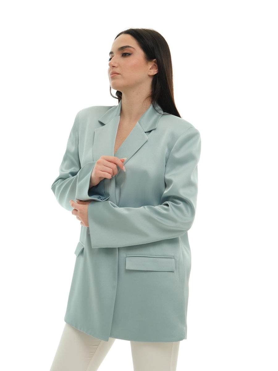 Blazer doppiopetto Silence Limited verde acqua GI5012 ACQUA Silence Limited 