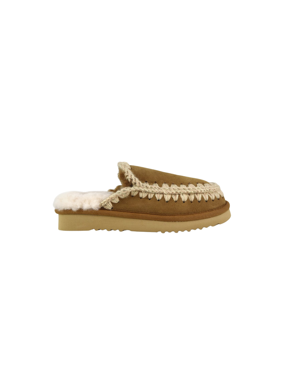 Mou " Eskimo Slipper Suede" cognac MU.FW101125A COG Mou 