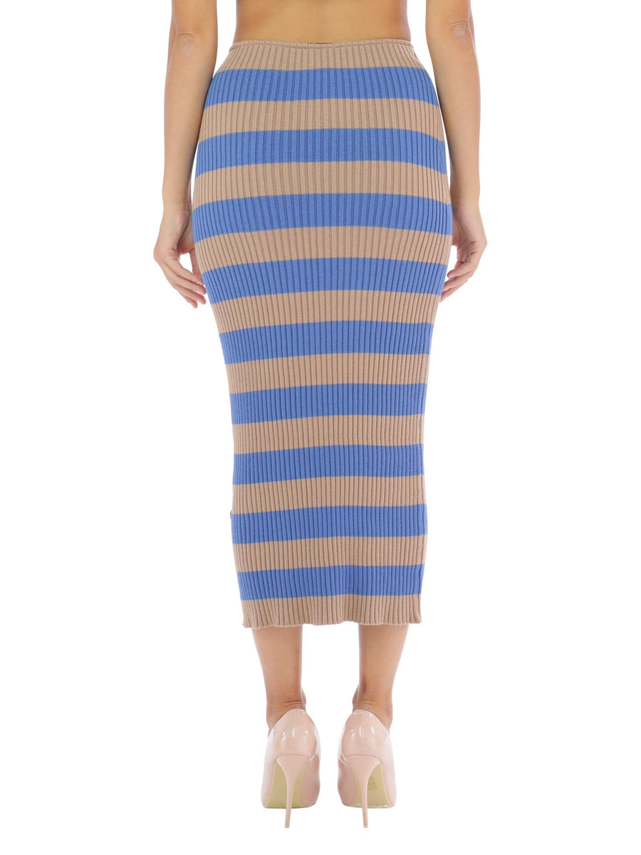 Gonna longuette a costine 2220397 CAM/ROY Tensione in 