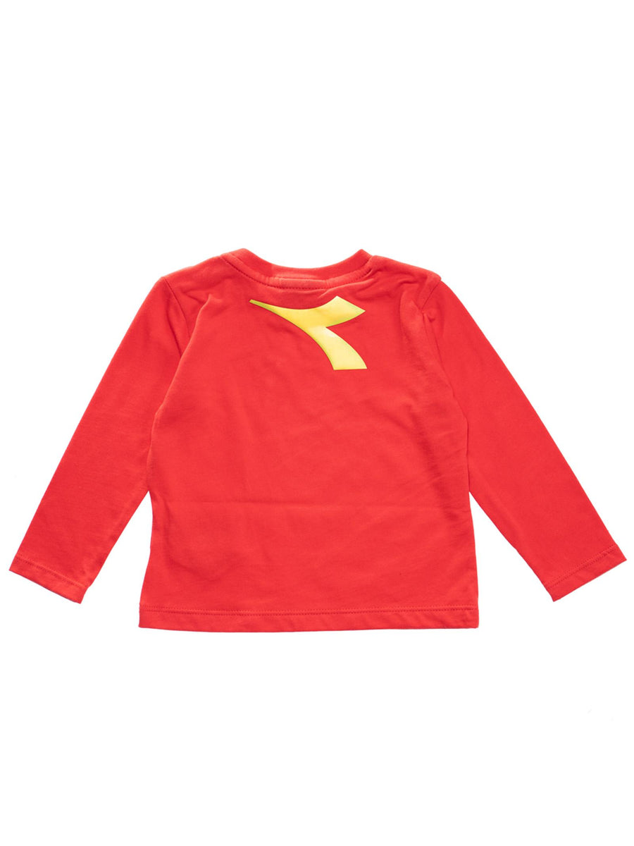 T-shirt rossa logo Diadora 025987 040 Diadora 