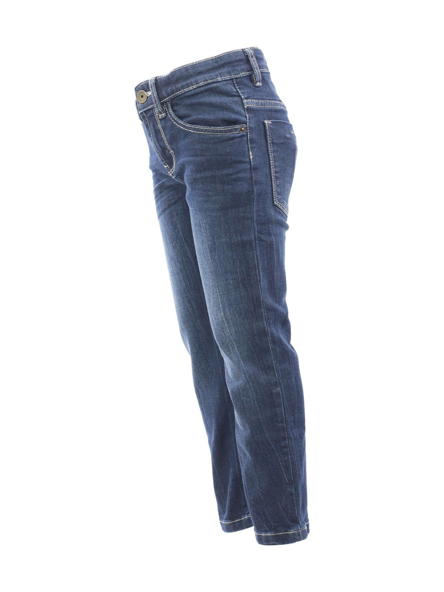 Jeans in denim a gamba dritta J24802 DEN Boss 