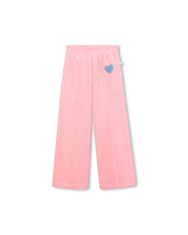 Pantalone Billie Blush rosa con cuore glitterato U21593 408 Billie Blush 