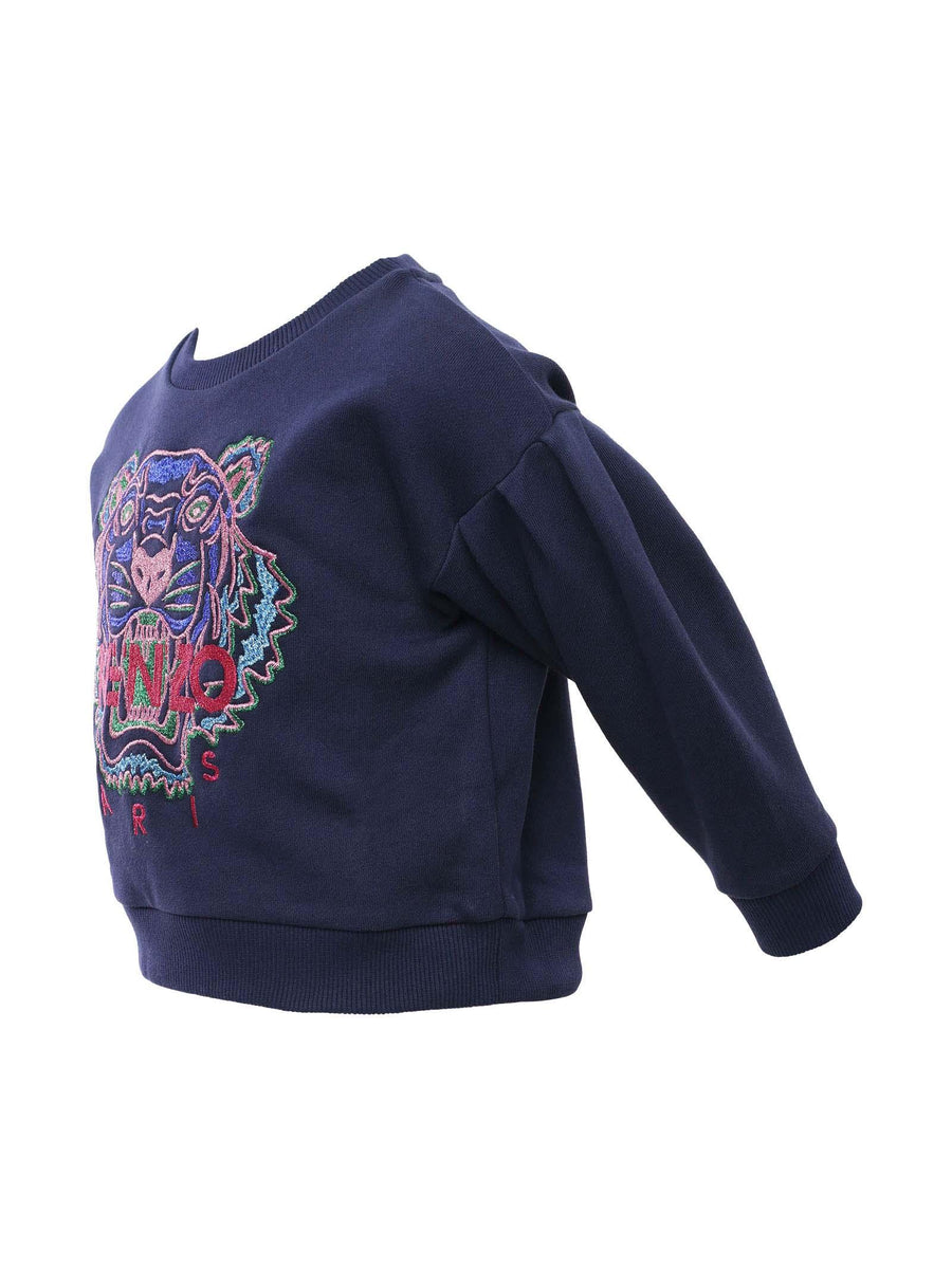 Felpa viola con manica a sbuffo K15574 868 Kenzo 