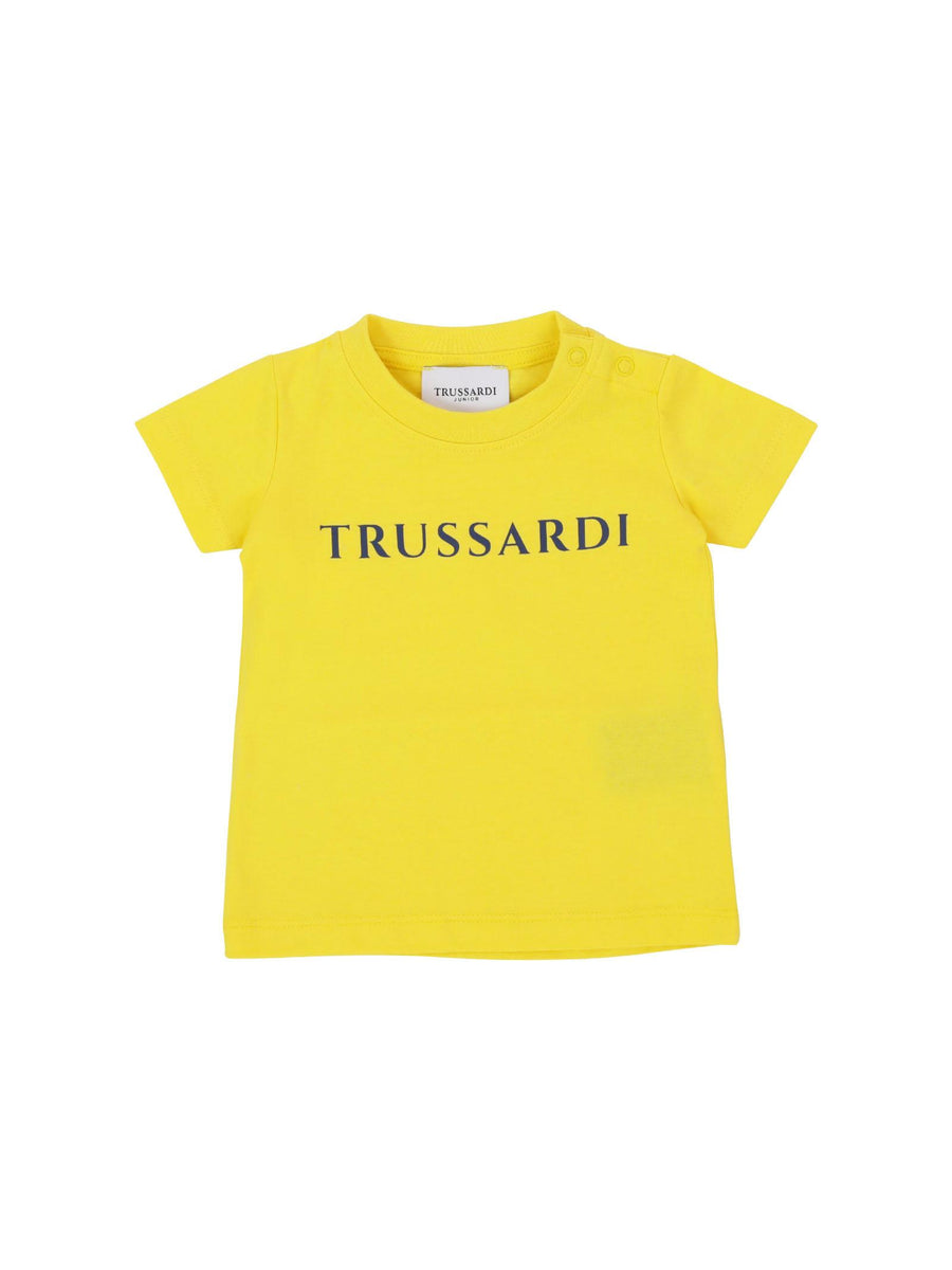 T-shirt basic gialla TIP23041TS YELL/BLU Trussardi 