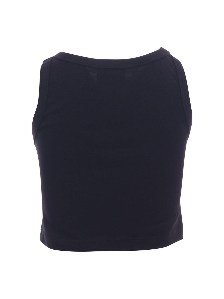 Top John Richmond nero con maxi logo brillantinato RGP25211CN BLACK John Richmond 