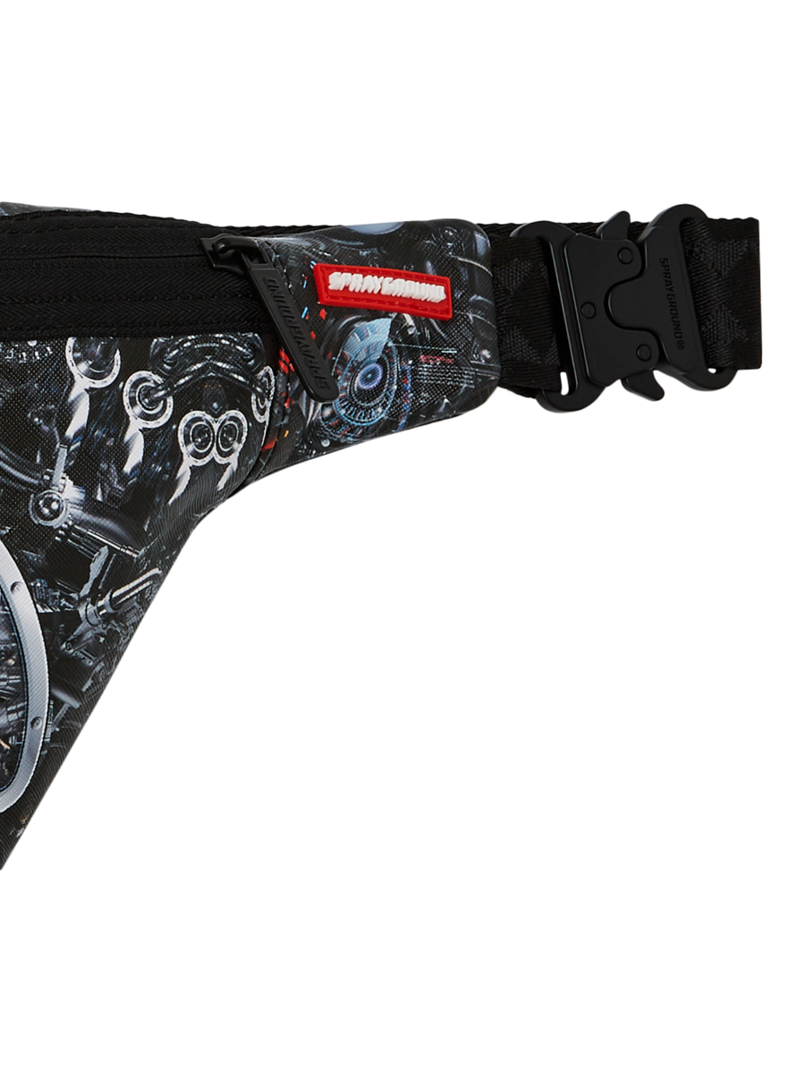 Marsupio "Split Cybershark Savvy Crossbody" Sprayground nero 910B8050 NSZ Sprayground 