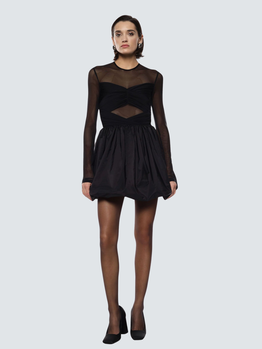 Abito corto svasato Imperial nero AFVNKNI NERO Imperial 