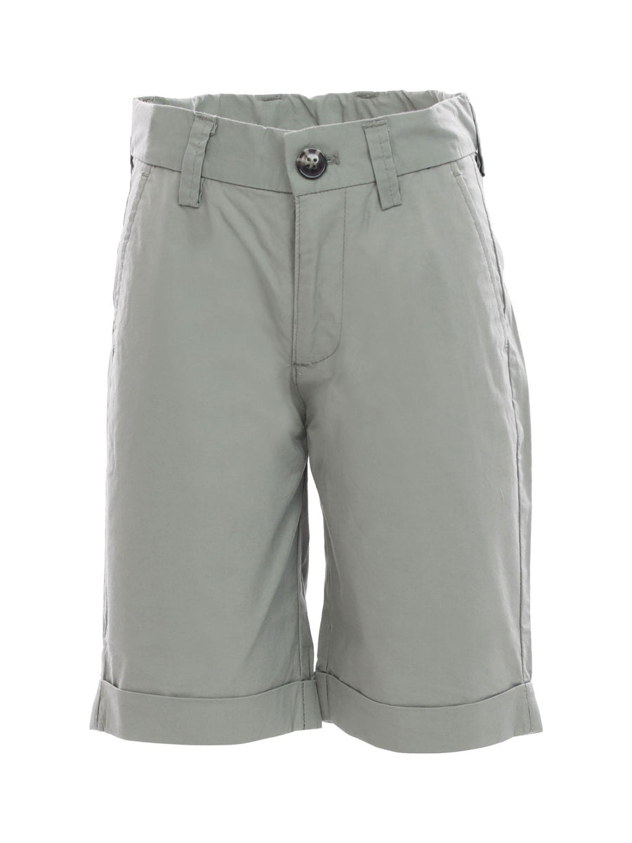 Bermuda in cotone verde militare BMD4106J MALVA Dan John 