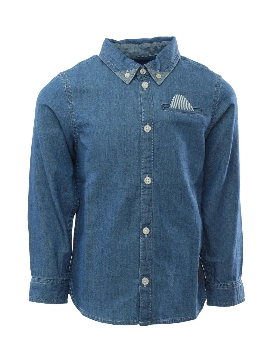 Camicia in denim con taschino 167417 0217 Scotch & Soda 