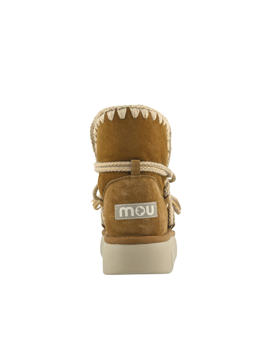 Mou "Bounce Boot Suede Scoubidoo Lace" cognac MU.FW531024A COG Mou 
