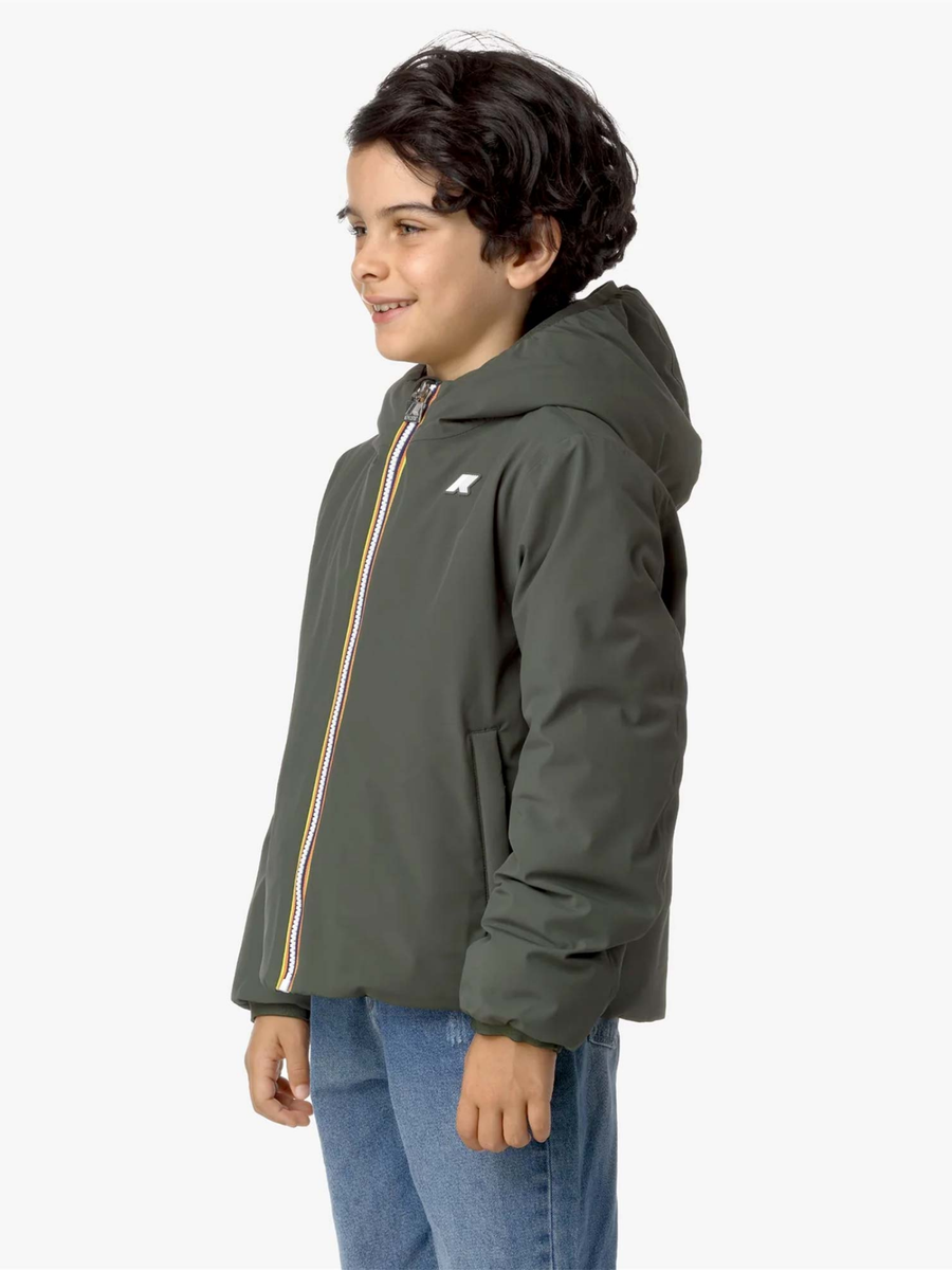 Giubbino "Jack st warm double" K-Way verde K71337W AGQ K-WAY 