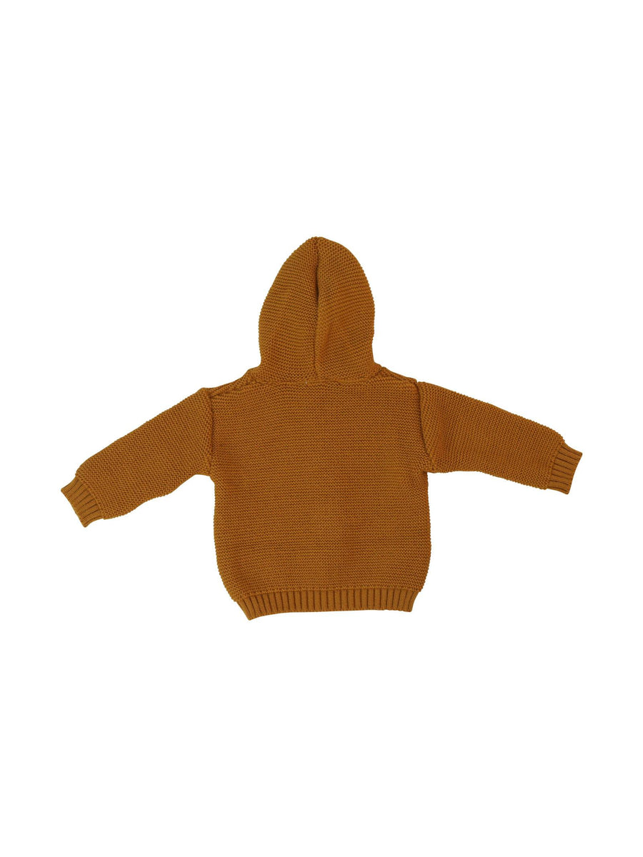 Cardigan in maglia senape 4864 SEN Barcellino 