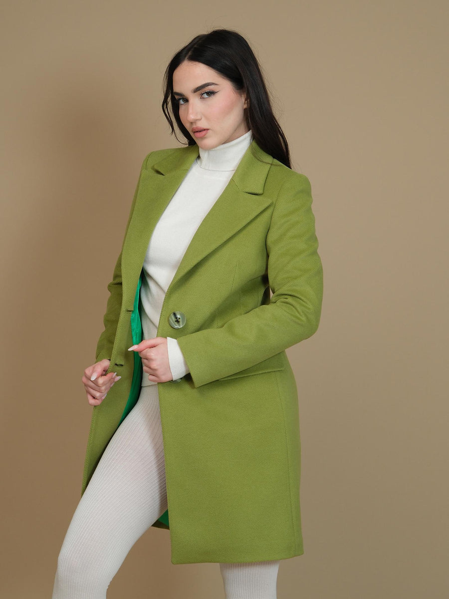 Cappotto corto monopetto Armoire Antonella verde ANTONELLA VERDE Armoire 