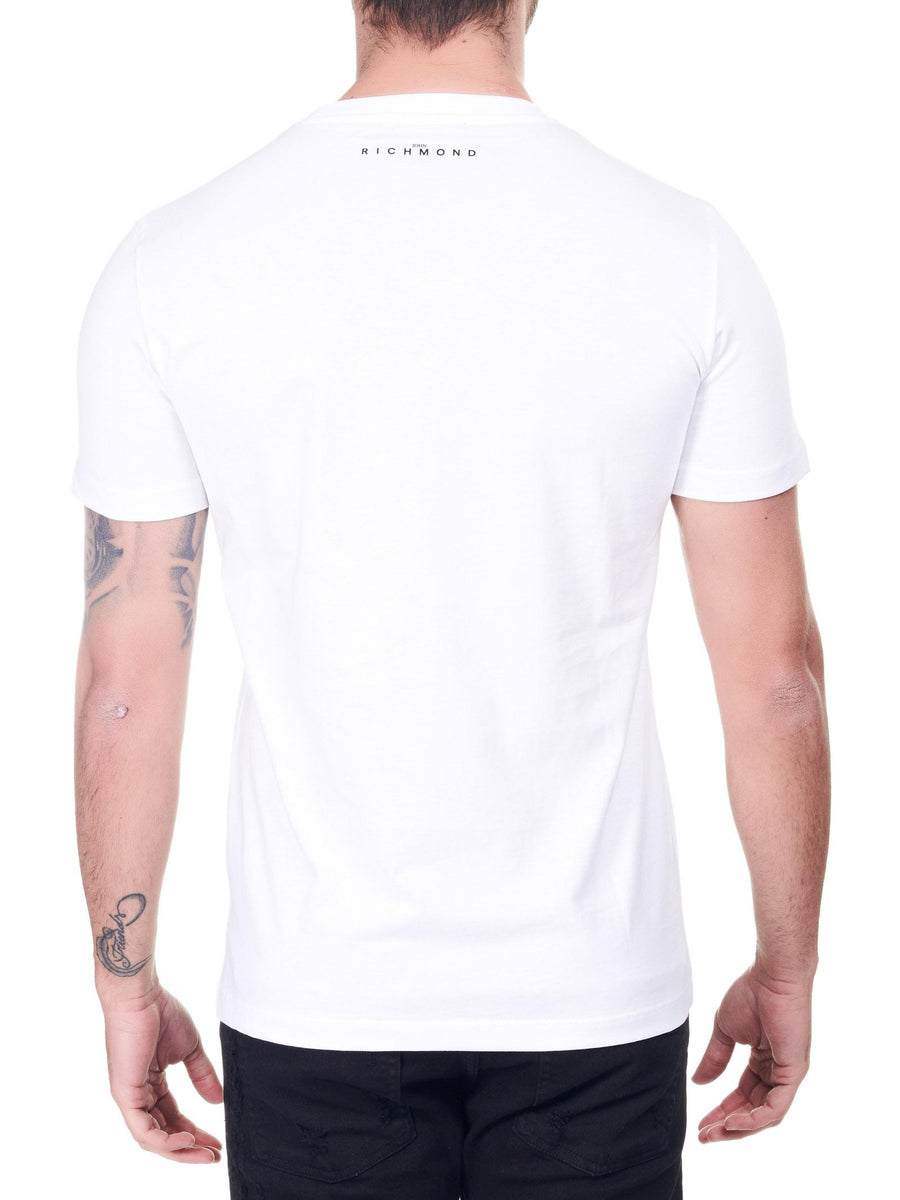 T-shirt bianca pollux RMP21053TS WHT John Richmond 