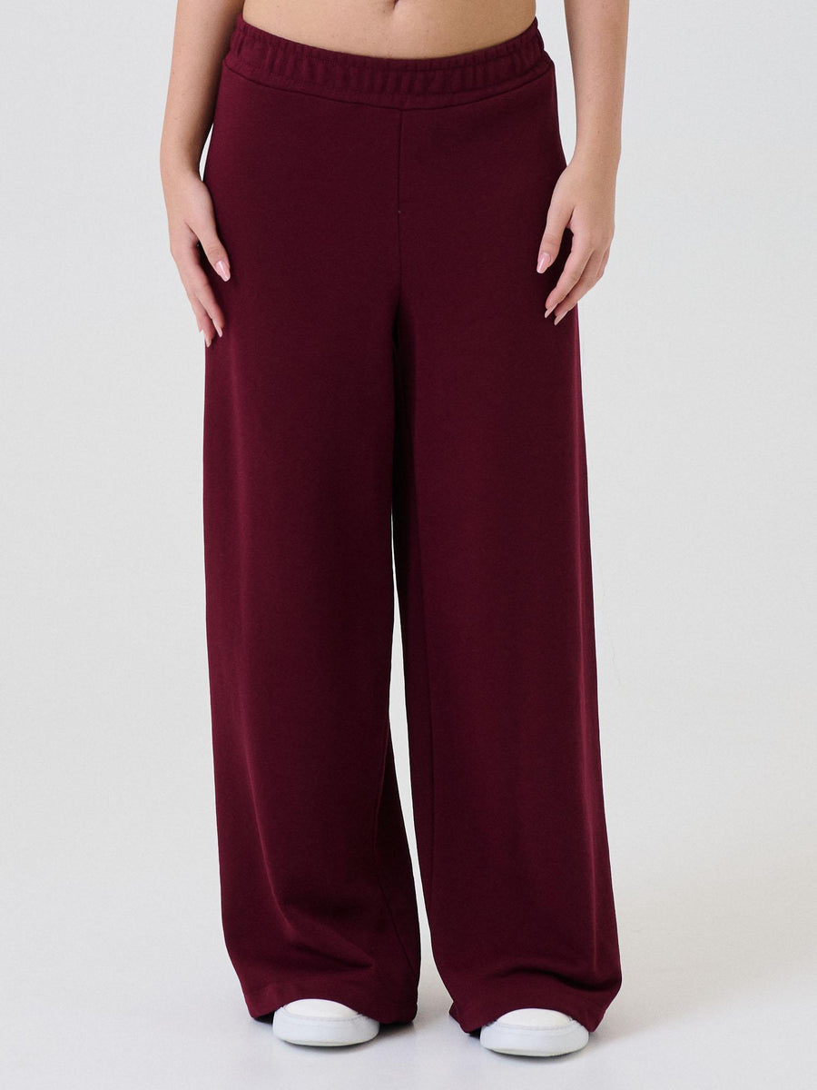 Pantalone in tuta Vicolo bordeaux a palazzo TF0509 BORDEAUX Vicolo 