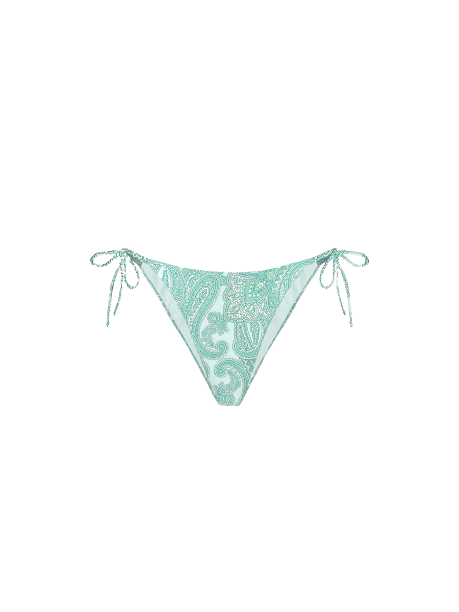 Slip Saint Barth verde acqua con lacci regolabili MRL0001 06634H MC2 SAINT BARTH 