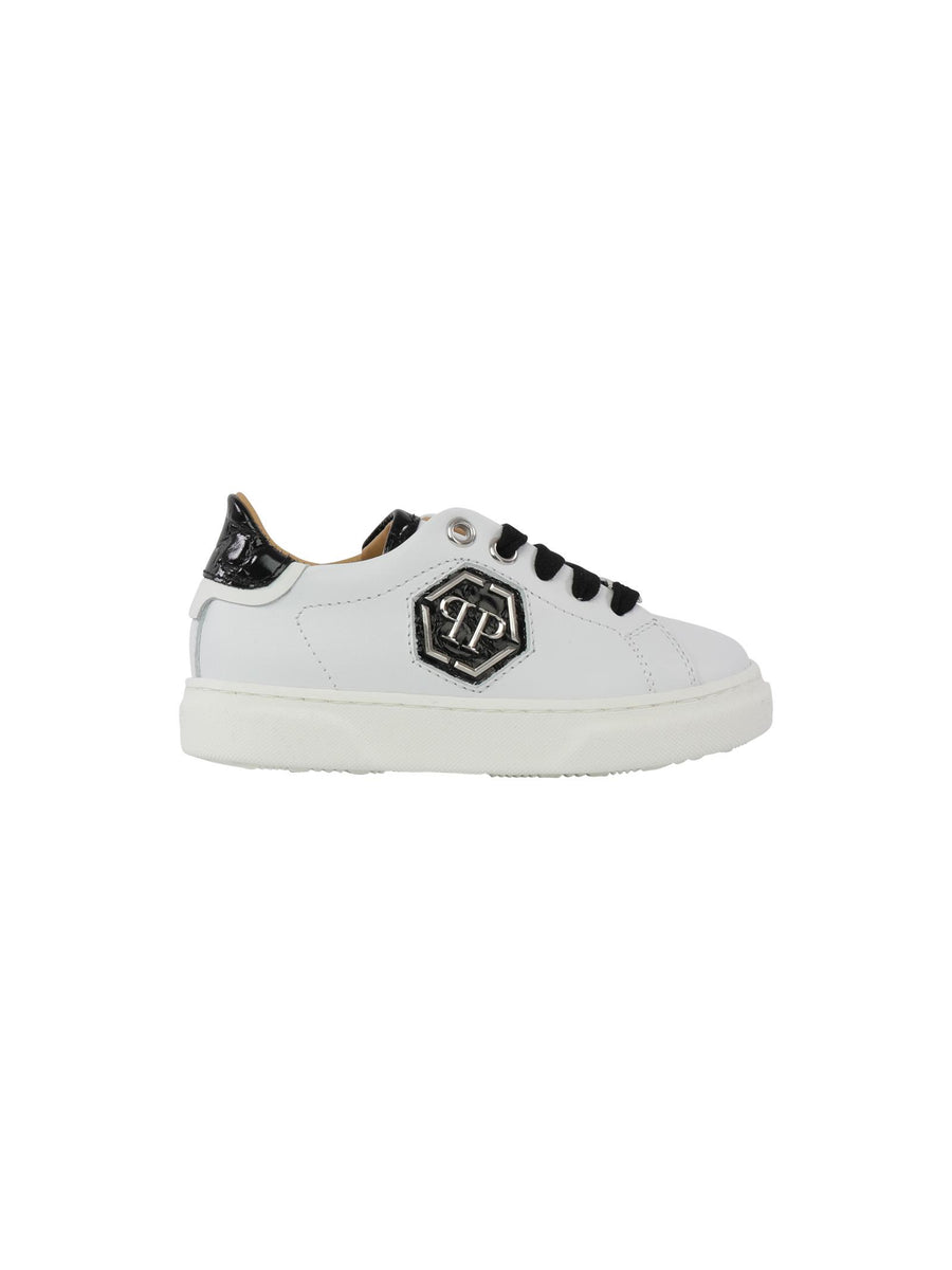 Sneakers bianca e nera cocco 72867 01 Philipp Plein 