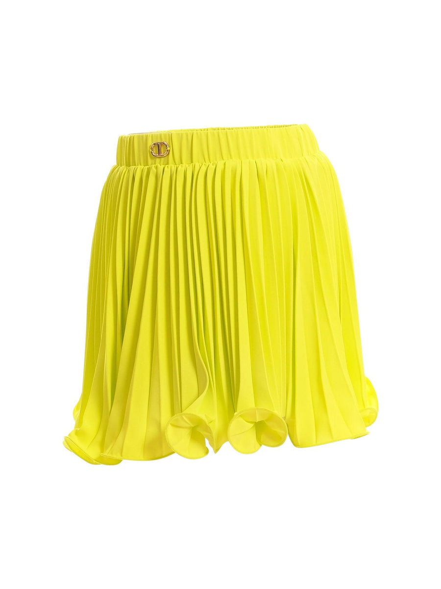 Gonna Twinset gialla plissettata 251GJ2QQ5 12124 Twinset 