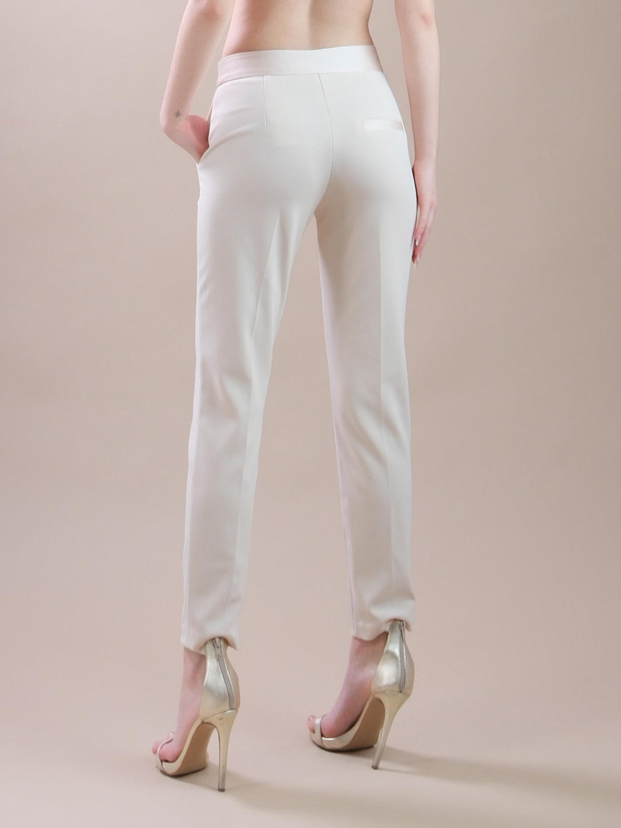 Pantaloni smoking slim-fit avena PVN2HAW AVENANEW Imperial 