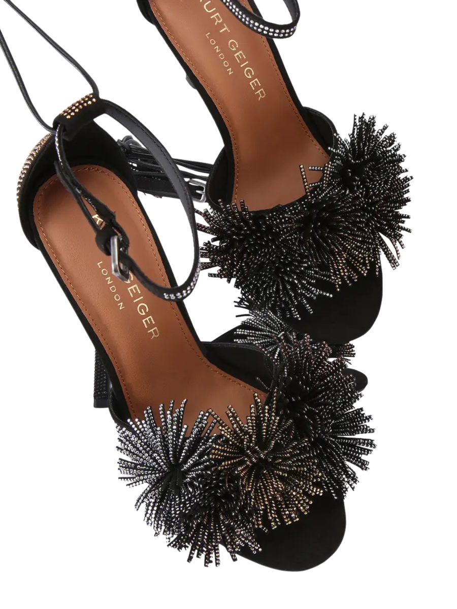 Decolleté "pompon" Kurt Geiger neri 916 BLACK Kurt Geiger 