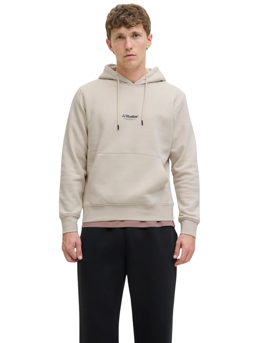 Felpa con cappuccio Jack & Jones panna 12278789 Moonbeam Jack & Jones 