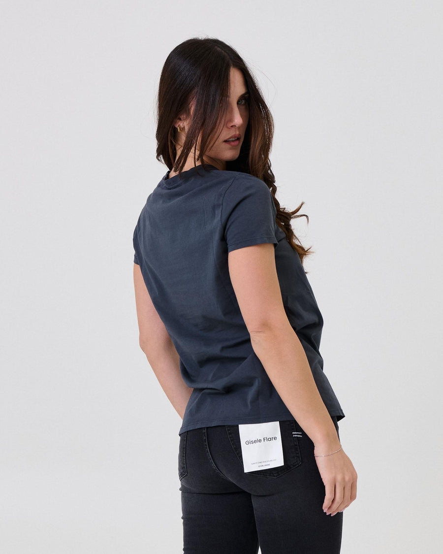 T-Shirt Vicolo grigia con stampa "Festival Vicolo Rock" RF0342 UNI Vicolo 