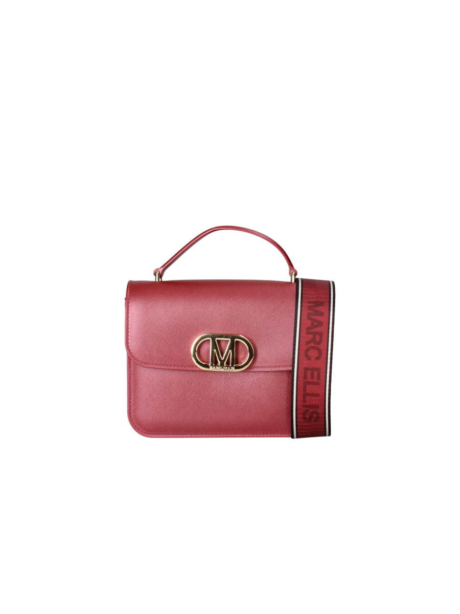 Borsa "Flat ear" Marc Ellis rosso light FLATEAR RED DAHLIA / LIGHT GOLD Marc Ellis 
