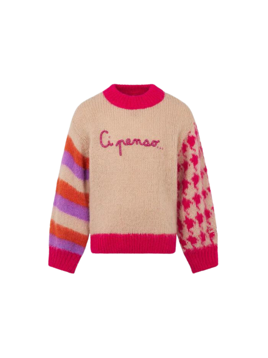 Maglione bambina "Ci penso..." DANY003 00429E MC2 SAINT BARTH 